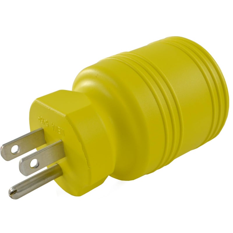 Conntek 30222-YW 15A to L5-30R Plug Adapter,Yellow - Image 1